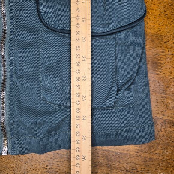 XCVI Women Utility Safari Jacket Small Teal Cinched Gorpcore Granola Girl Hiking - Picture 10 of 10